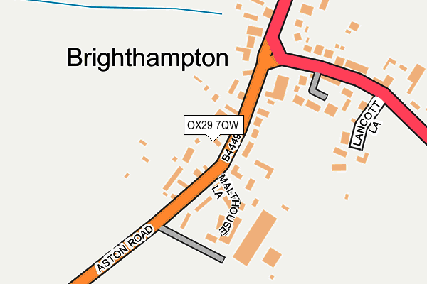 OX29 7QW map - OS OpenMap – Local (Ordnance Survey) OX29 7QW map - OS OpenMap – Local (Ordnance Survey)