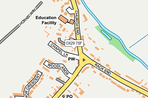 OX29 7SF map - OS OpenMap – Local (Ordnance Survey) OX29 7SF map - OS OpenMap – Local (Ordnance Survey)