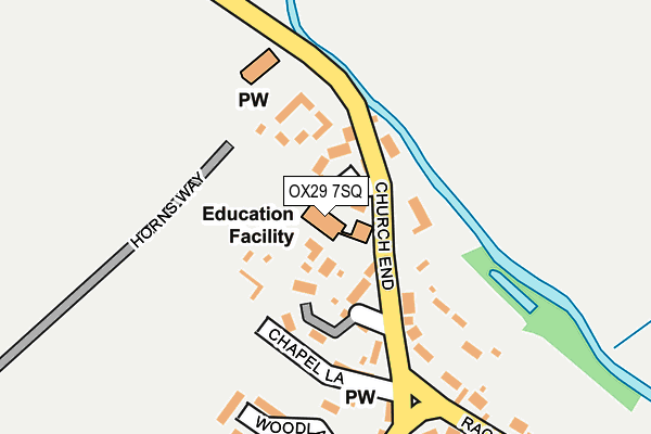 OX29 7SQ map - OS OpenMap – Local (Ordnance Survey) OX29 7SQ map - OS OpenMap – Local (Ordnance Survey)