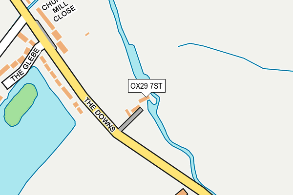 OX29 7ST map - OS OpenMap – Local (Ordnance Survey) OX29 7ST map - OS OpenMap – Local (Ordnance Survey)