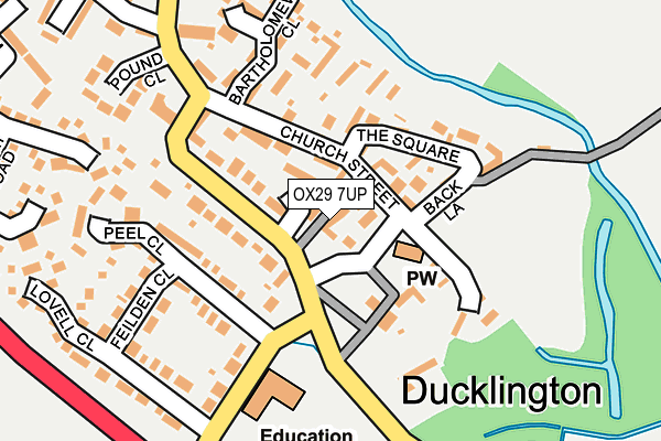 OX29 7UP map - OS OpenMap – Local (Ordnance Survey) OX29 7UP map - OS OpenMap – Local (Ordnance Survey)