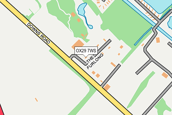 OX29 7WS map - OS OpenMap – Local (Ordnance Survey) OX29 7WS map - OS OpenMap – Local (Ordnance Survey)