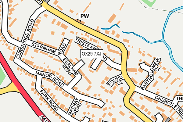 OX29 7XJ map - OS OpenMap – Local (Ordnance Survey) OX29 7XJ map - OS OpenMap – Local (Ordnance Survey)
