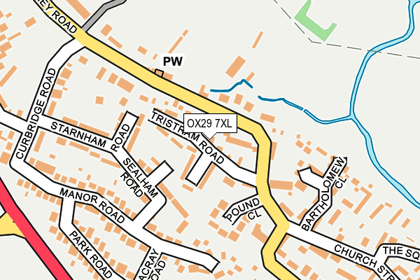 OX29 7XL map - OS OpenMap – Local (Ordnance Survey) OX29 7XL map - OS OpenMap – Local (Ordnance Survey)