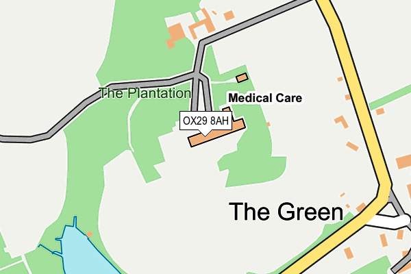 OX29 8AH map - OS OpenMap – Local (Ordnance Survey) OX29 8AH map - OS OpenMap – Local (Ordnance Survey)
