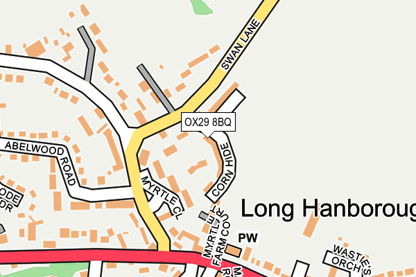 OX29 8BQ map - OS OpenMap – Local (Ordnance Survey) OX29 8BQ map - OS OpenMap – Local (Ordnance Survey)