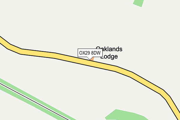 OX29 8DW map - OS OpenMap – Local (Ordnance Survey) OX29 8DW map - OS OpenMap – Local (Ordnance Survey)