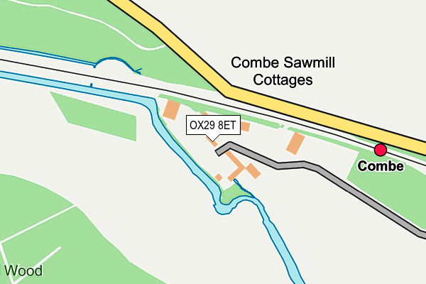 OX29 8ET map - OS OpenMap – Local (Ordnance Survey) OX29 8ET map - OS OpenMap – Local (Ordnance Survey)