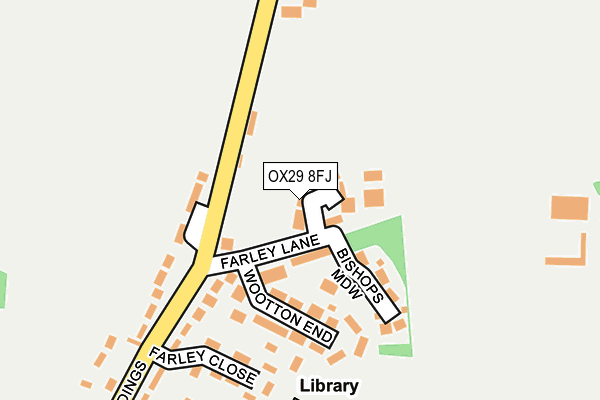 OX29 8FJ map - OS OpenMap – Local (Ordnance Survey) OX29 8FJ map - OS OpenMap – Local (Ordnance Survey)