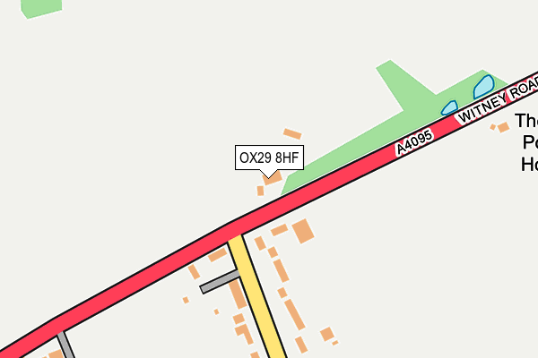 OX29 8HF map - OS OpenMap – Local (Ordnance Survey) OX29 8HF map - OS OpenMap – Local (Ordnance Survey)