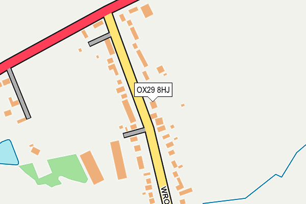 OX29 8HJ map - OS OpenMap – Local (Ordnance Survey) OX29 8HJ map - OS OpenMap – Local (Ordnance Survey)
