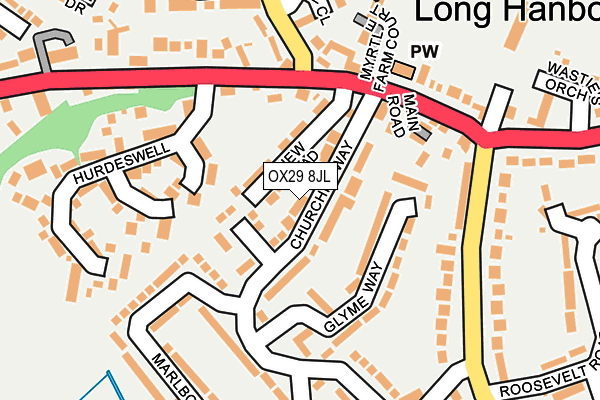 OX29 8JL map - OS OpenMap – Local (Ordnance Survey) OX29 8JL map - OS OpenMap – Local (Ordnance Survey)