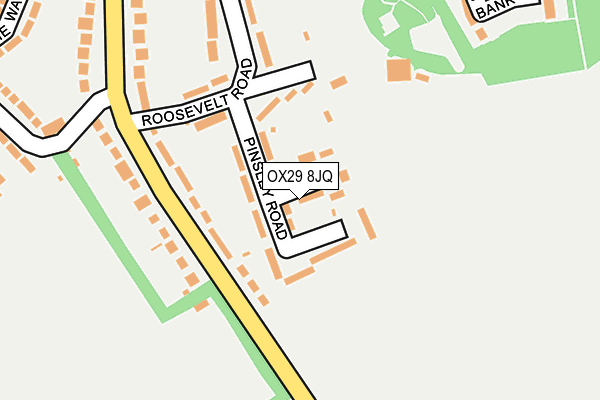 OX29 8JQ map - OS OpenMap – Local (Ordnance Survey) OX29 8JQ map - OS OpenMap – Local (Ordnance Survey)
