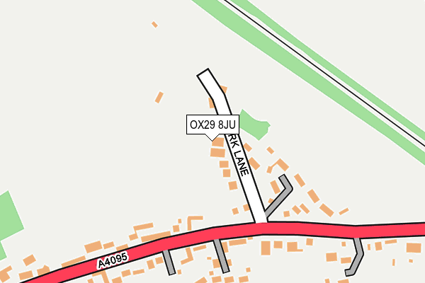 OX29 8JU map - OS OpenMap – Local (Ordnance Survey)