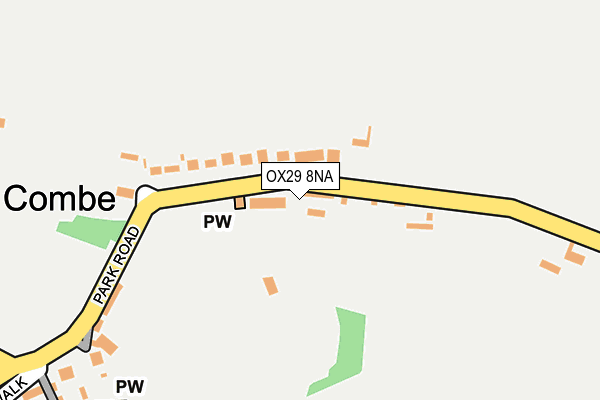 OX29 8NA map - OS OpenMap – Local (Ordnance Survey)