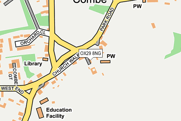 OX29 8NG map - OS OpenMap – Local (Ordnance Survey) OX29 8NG map - OS OpenMap – Local (Ordnance Survey)