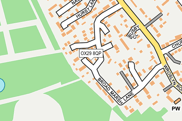 OX29 8QP map - OS OpenMap – Local (Ordnance Survey) OX29 8QP map - OS OpenMap – Local (Ordnance Survey)