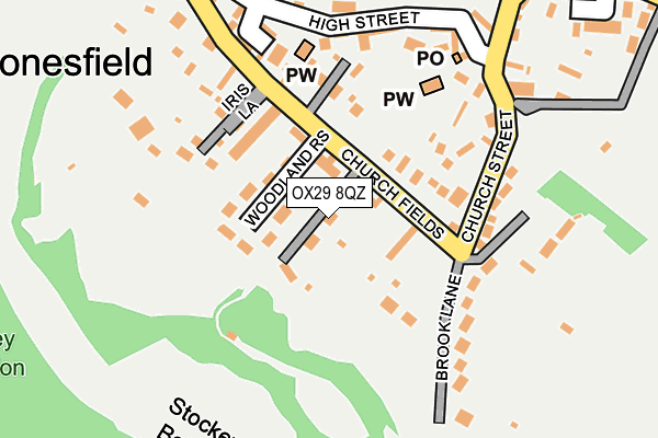 OX29 8QZ map - OS OpenMap – Local (Ordnance Survey) OX29 8QZ map - OS OpenMap – Local (Ordnance Survey)