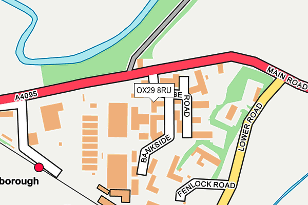 OX29 8RU map - OS OpenMap – Local (Ordnance Survey) OX29 8RU map - OS OpenMap – Local (Ordnance Survey)