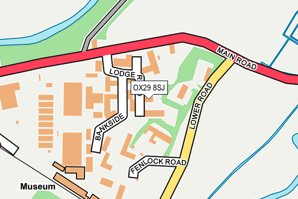 OX29 8SJ map - OS OpenMap – Local (Ordnance Survey) OX29 8SJ map - OS OpenMap – Local (Ordnance Survey)