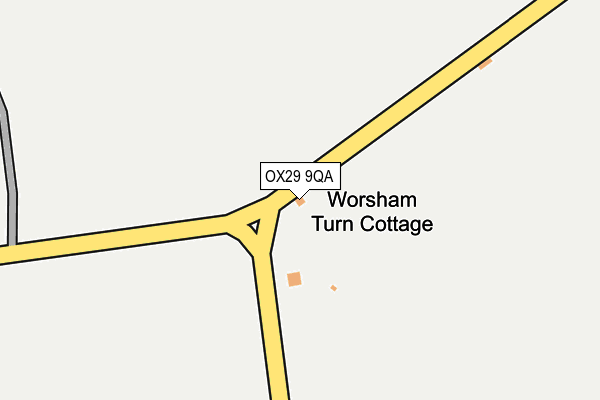 OX29 9QA map - OS OpenMap – Local (Ordnance Survey) OX29 9QA map - OS OpenMap – Local (Ordnance Survey)