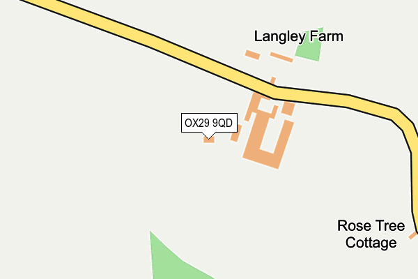 OX29 9QD map - OS OpenMap – Local (Ordnance Survey) OX29 9QD map - OS OpenMap – Local (Ordnance Survey)