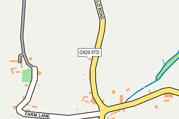 OX29 9TD map - OS OpenMap – Local (Ordnance Survey) OX29 9TD map - OS OpenMap – Local (Ordnance Survey)
