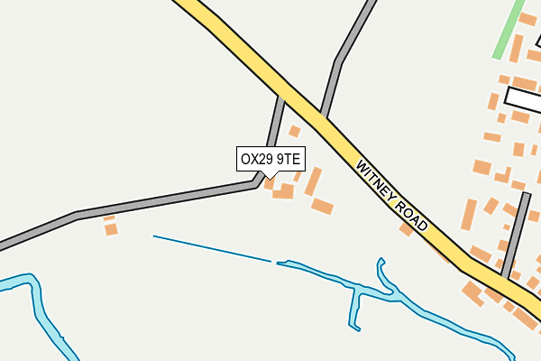 OX29 9TE map - OS OpenMap – Local (Ordnance Survey) OX29 9TE map - OS OpenMap – Local (Ordnance Survey)