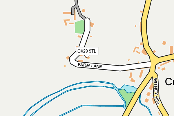 OX29 9TL map - OS OpenMap – Local (Ordnance Survey) OX29 9TL map - OS OpenMap – Local (Ordnance Survey)