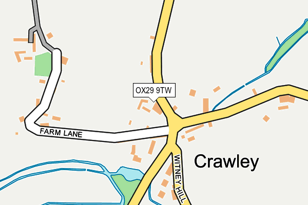 OX29 9TW map - OS OpenMap – Local (Ordnance Survey) OX29 9TW map - OS OpenMap – Local (Ordnance Survey)