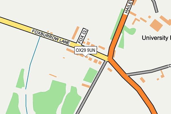OX29 9UN map - OS OpenMap – Local (Ordnance Survey) OX29 9UN map - OS OpenMap – Local (Ordnance Survey)