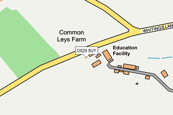 OX29 9UY map - OS OpenMap – Local (Ordnance Survey) OX29 9UY map - OS OpenMap – Local (Ordnance Survey)