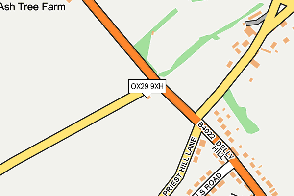 OX29 9XH map - OS OpenMap – Local (Ordnance Survey) OX29 9XH map - OS OpenMap – Local (Ordnance Survey)