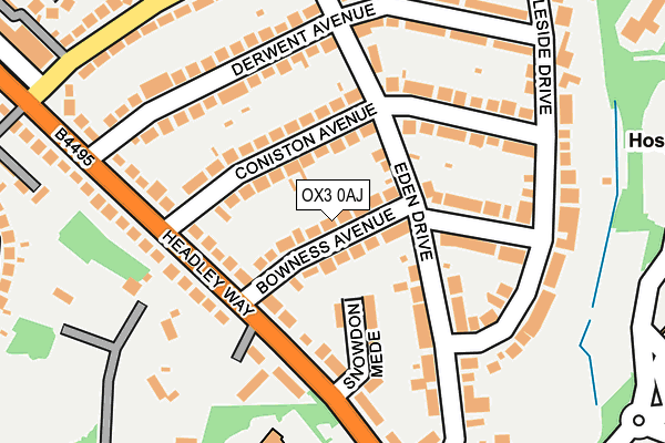 OX3 0AJ map - OS OpenMap – Local (Ordnance Survey) OX3 0AJ map - OS OpenMap – Local (Ordnance Survey)