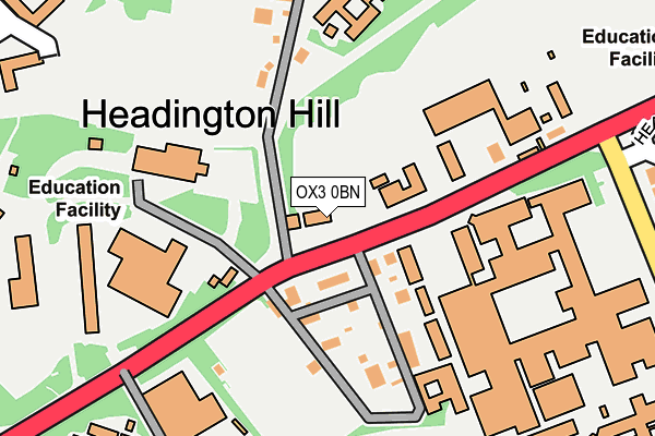 OX3 0BN map - OS OpenMap – Local (Ordnance Survey) OX3 0BN map - OS OpenMap – Local (Ordnance Survey)