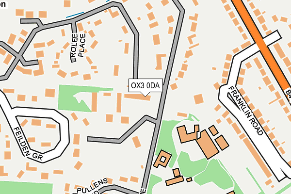 OX3 0DA map - OS OpenMap – Local (Ordnance Survey) OX3 0DA map - OS OpenMap – Local (Ordnance Survey)