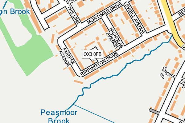 OX3 0FB map - OS OpenMap – Local (Ordnance Survey) OX3 0FB map - OS OpenMap – Local (Ordnance Survey)