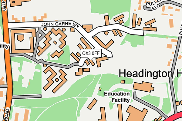 OX3 0FF map - OS OpenMap – Local (Ordnance Survey) OX3 0FF map - OS OpenMap – Local (Ordnance Survey)