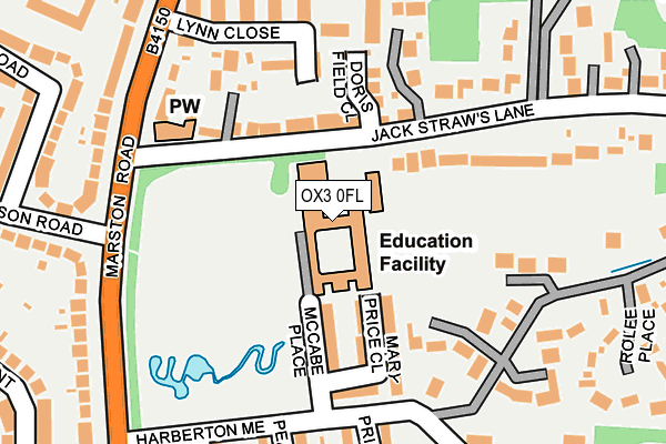 OX3 0FL map - OS OpenMap – Local (Ordnance Survey) OX3 0FL map - OS OpenMap – Local (Ordnance Survey)