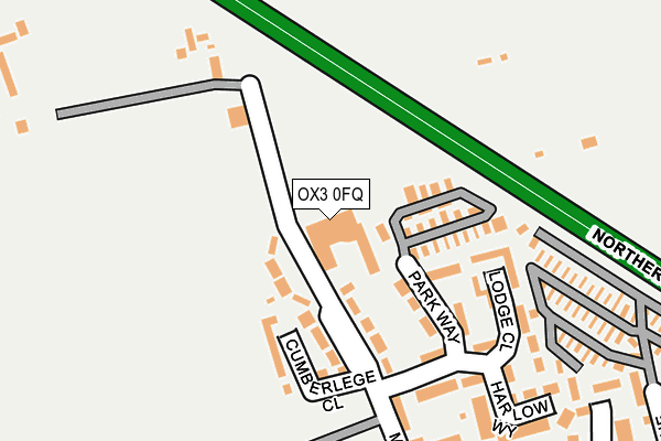 OX3 0FQ map - OS OpenMap – Local (Ordnance Survey) OX3 0FQ map - OS OpenMap – Local (Ordnance Survey)