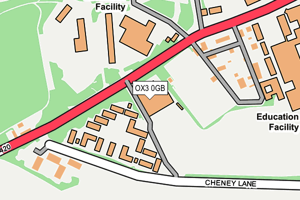 OX3 0GB map - OS OpenMap – Local (Ordnance Survey) OX3 0GB map - OS OpenMap – Local (Ordnance Survey)