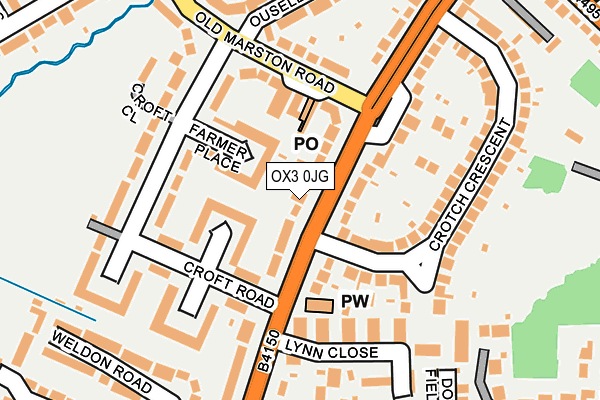 OX3 0JG map - OS OpenMap – Local (Ordnance Survey) OX3 0JG map - OS OpenMap – Local (Ordnance Survey)