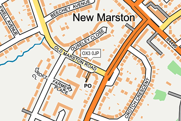 OX3 0JP map - OS OpenMap – Local (Ordnance Survey)