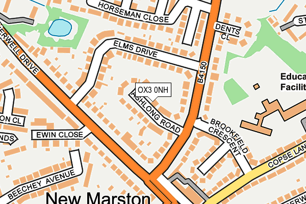 OX3 0NH map - OS OpenMap – Local (Ordnance Survey) OX3 0NH map - OS OpenMap – Local (Ordnance Survey)
