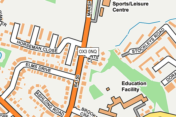 OX3 0NQ map - OS OpenMap – Local (Ordnance Survey)
