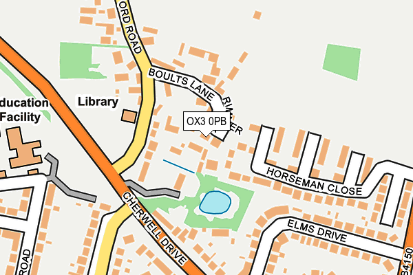 OX3 0PB map - OS OpenMap – Local (Ordnance Survey) OX3 0PB map - OS OpenMap – Local (Ordnance Survey)