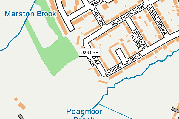 OX3 0RP map - OS OpenMap – Local (Ordnance Survey) OX3 0RP map - OS OpenMap – Local (Ordnance Survey)