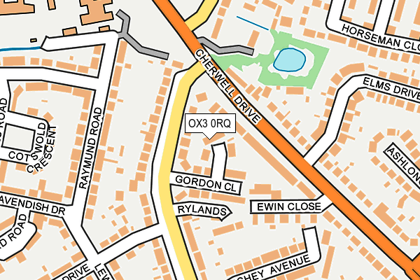 OX3 0RQ map - OS OpenMap – Local (Ordnance Survey) OX3 0RQ map - OS OpenMap – Local (Ordnance Survey)