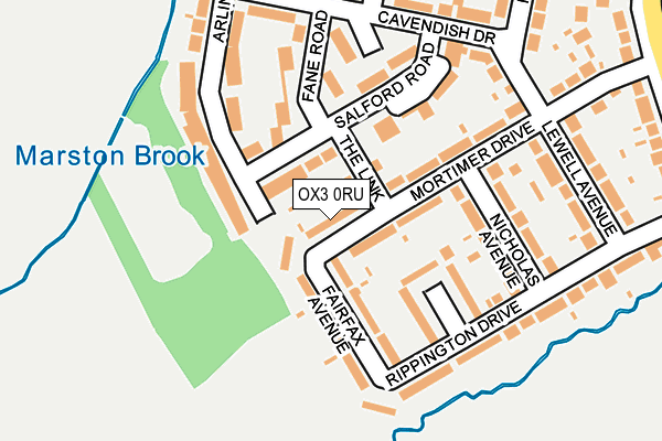 OX3 0RU map - OS OpenMap – Local (Ordnance Survey) OX3 0RU map - OS OpenMap – Local (Ordnance Survey)