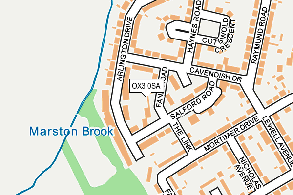 OX3 0SA map - OS OpenMap – Local (Ordnance Survey) OX3 0SA map - OS OpenMap – Local (Ordnance Survey)